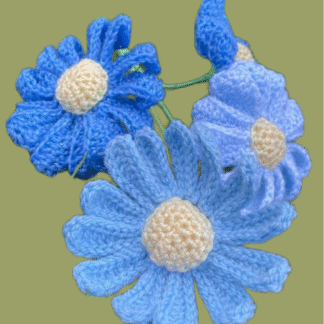 Blue Daisy Flower