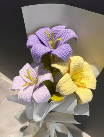 Peach Lily Flower - Image 4
